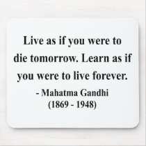 Gandhi Quote 4a mousepads by brainburst Gandhi Quote 4a mousepads