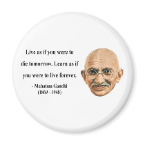 Gandhi Quote 4b magnets by brainburst Gandhi Quote 4b magnets