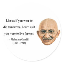 Gandhi Quote 4b Stickers