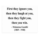 Gandhi Quote 5a Postcard