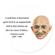 Gandhi Quote 6b Sticker