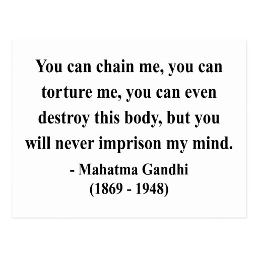 Gandhi Quote 7a Post Cards
