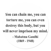 Gandhi Quote 7a Sticker