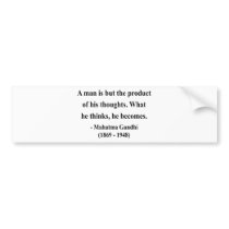 Gandhi Quote 8a bumper stickers by brainburst Gandhi Quote 8a bumper stickers