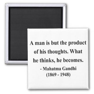 Gandhi Quote 8a magnet