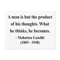 Gandhi Quote 8a Postcard