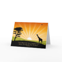 Gandhi Quote cards by SoCalTeeShirts Gandhi Quote cards