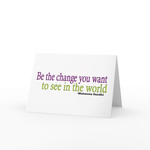 Gandhi Quote card