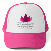 Gandhi Quote Mesh Hat
