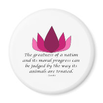 Gandhi Quote Magnet