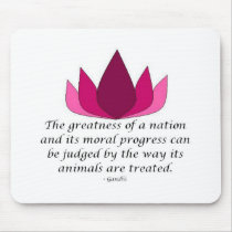Gandhi Quote Mouse Pads