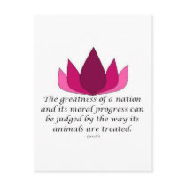 Gandhi Quote Postcard