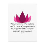 Gandhi Quote Postcard