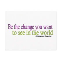Gandhi Quote postcards