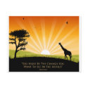 Gandhi Quote postcards by SoCalTeeShirts Gandhi Quote postcards