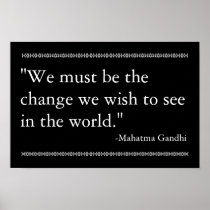 Gandhi Quote Print