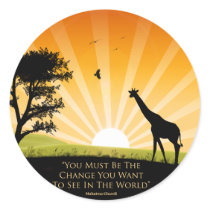 Gandhi Quote Sticker