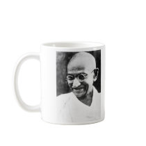 Gandhi, Sometimes oneman can makea difference! mugs by Gay_Art Gandhi, Sometimes oneman can makea difference! mugs