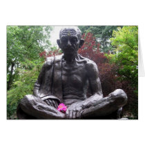 Gandhi statue cards by Onomonopia Gandhi statue cards