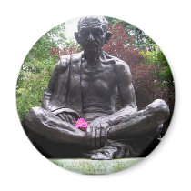 Gandhi statue magnets by Onomonopia Gandhi statue magnets