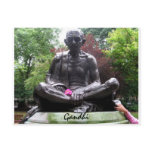 Gandhi statue post cards