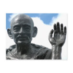Gandhi Statue Postcard - Strength Quote