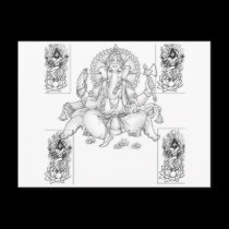 Ganesh and shiva postcards