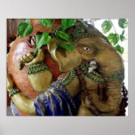 Ganesh at Haridwar, India. Poster