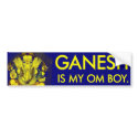 Ganesh Bumper Sticker bumper stickers by Ashmith Ganesh Bumper Sticker bumper stickers
