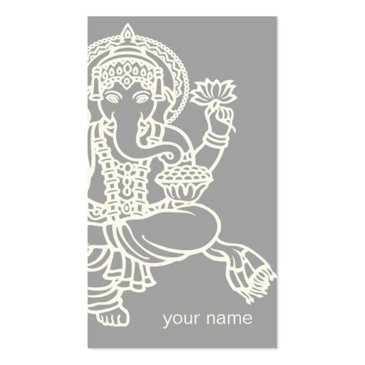 Ganesh Business Card Template (front side)