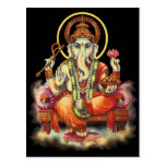 Ganesh card postcard