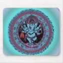 Ganesh Dancer mousepads by Jaenne Ganesh Dancer mousepads