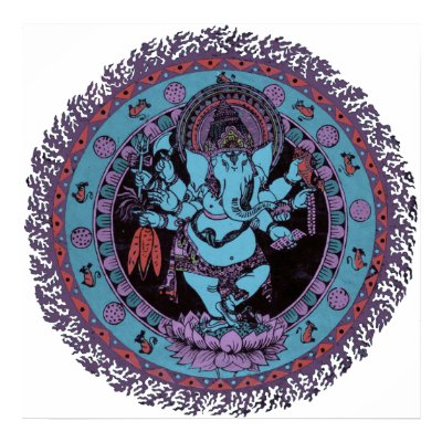 Ganesh Dancer Poster by Jaenne