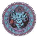 Ganesh Dancer stickers by Jaenne Ganesh Dancer stickers