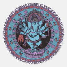 Ganesh Dancer Stickers