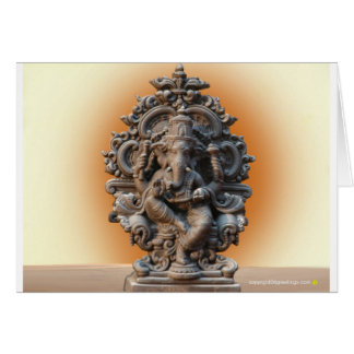 GANESH GLORY GREETING CARD