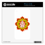 Ganesh in Lotus Skin For The iPhone 4