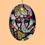 Ganesh Oval Ornament ornaments