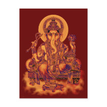Ganesh - Remover of Obstacles Post Card