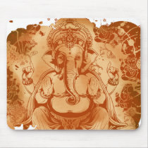 ganesh rust splash mousepads