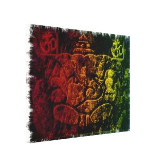 Ganesha4 Stretched Canvas Print