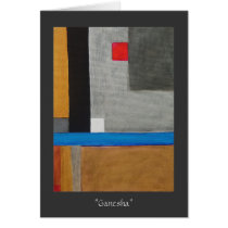 Ganesha Abstract Art Greeting Card