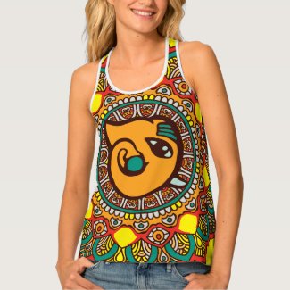 Ganesha Art Tank Top