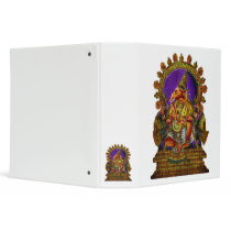 Ganesha Deva antique | make your own background 3 Ring Binder