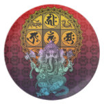 Ganesha Diamond Realm 2 Dinner Plate