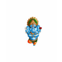 Ganesha doing Yoga t-shirts by vanamali Ganesha doing Yoga t-shirts