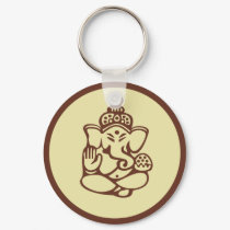 Ganesha Gift keychains by Yoga_TShirts_Gifts Ganesha Gift keychains