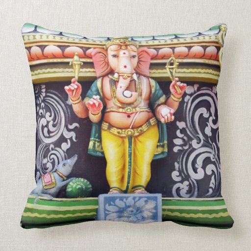 Ganesha God Statue Pillow