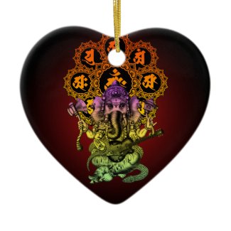 Ganesha Guitar 01 Christmas Ornament