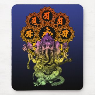 Ganesha Guitar 01 Mouse Pad